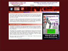 Tablet Screenshot of chiro19.com